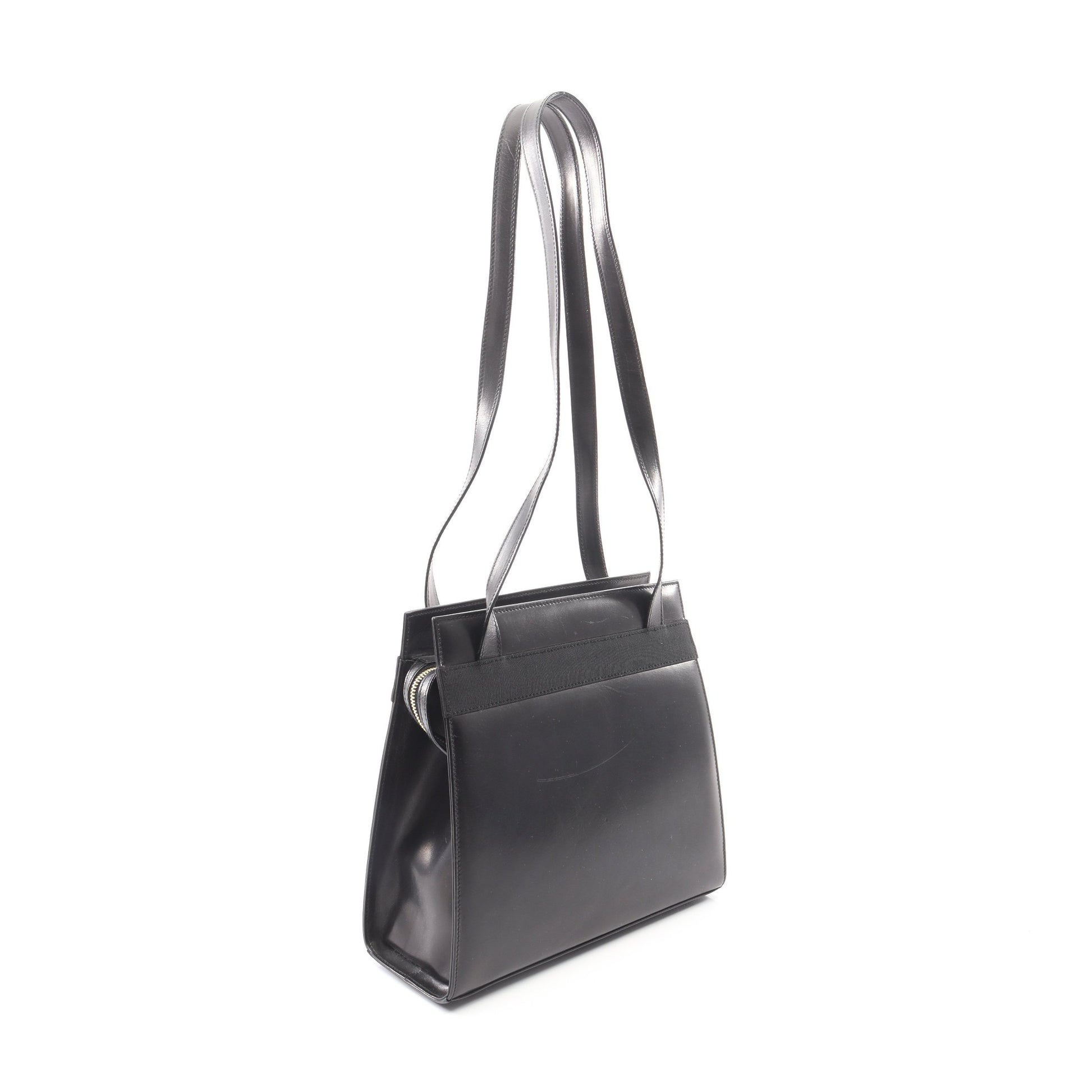 ヴァラリボン ショルダーバッグ レザー ブラック サルヴァトーレフェラガモ バッグ Salvatore Ferragamo
