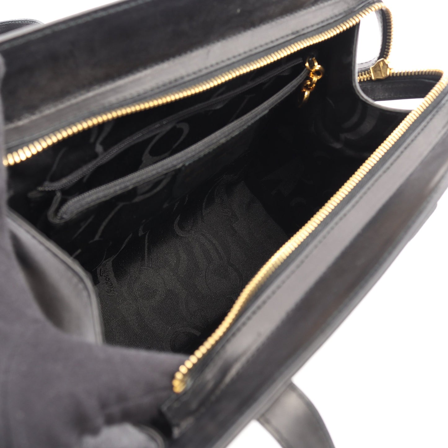 ヴァラリボン ショルダーバッグ レザー ブラック サルヴァトーレフェラガモ バッグ Salvatore Ferragamo