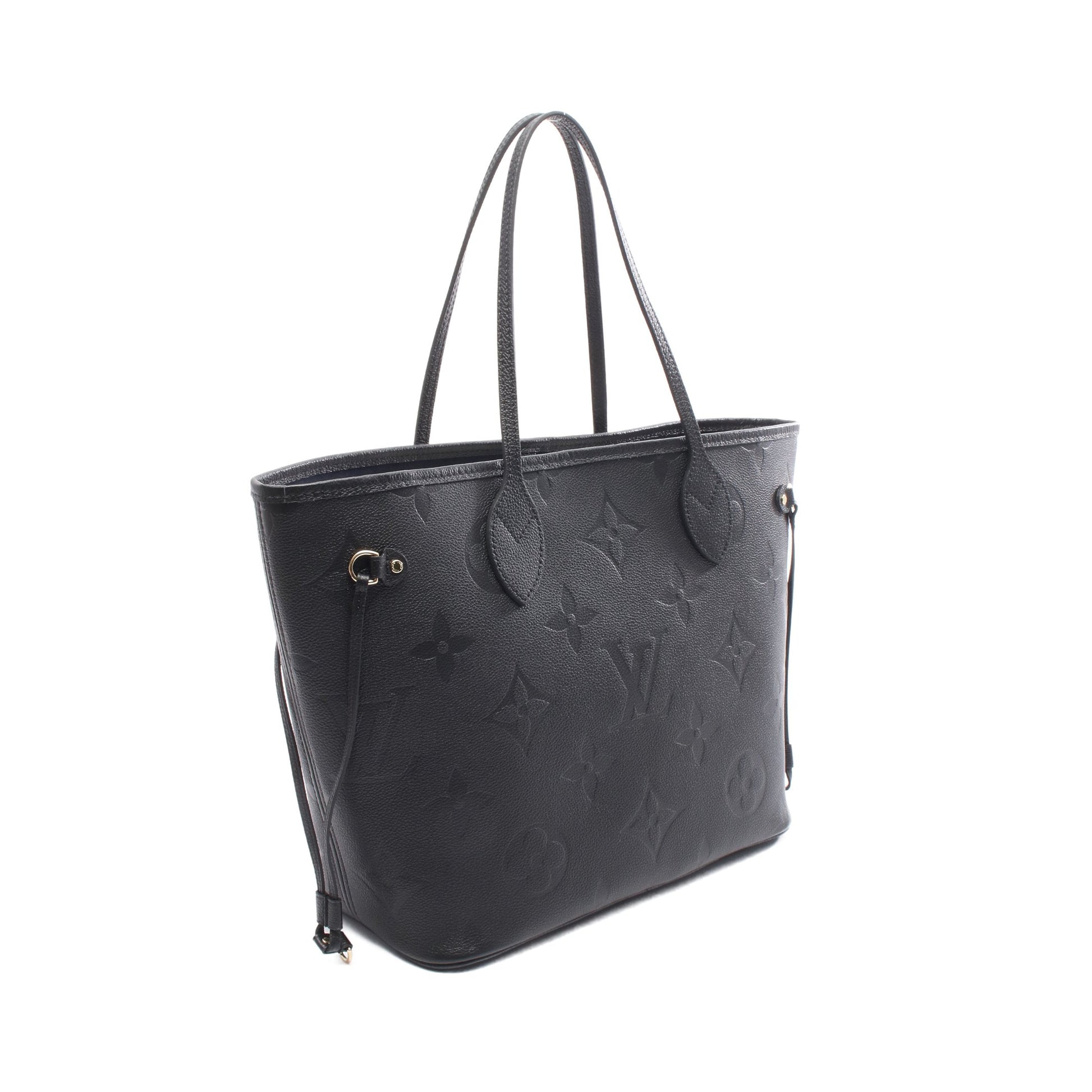 ネヴァーフルMM モノグラムアンプラント ノワール ショルダーバッグ トートバッグ レザー ブラック ルイヴィトン バッグ LOUIS VUITTON
