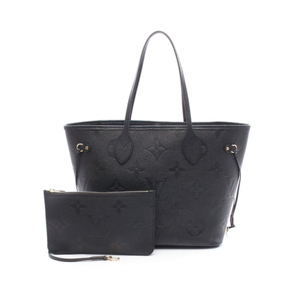 ネヴァーフルMM モノグラムアンプラント ノワール ショルダーバッグ トートバッグ レザー ブラック ルイヴィトン バッグ LOUIS VUITTON