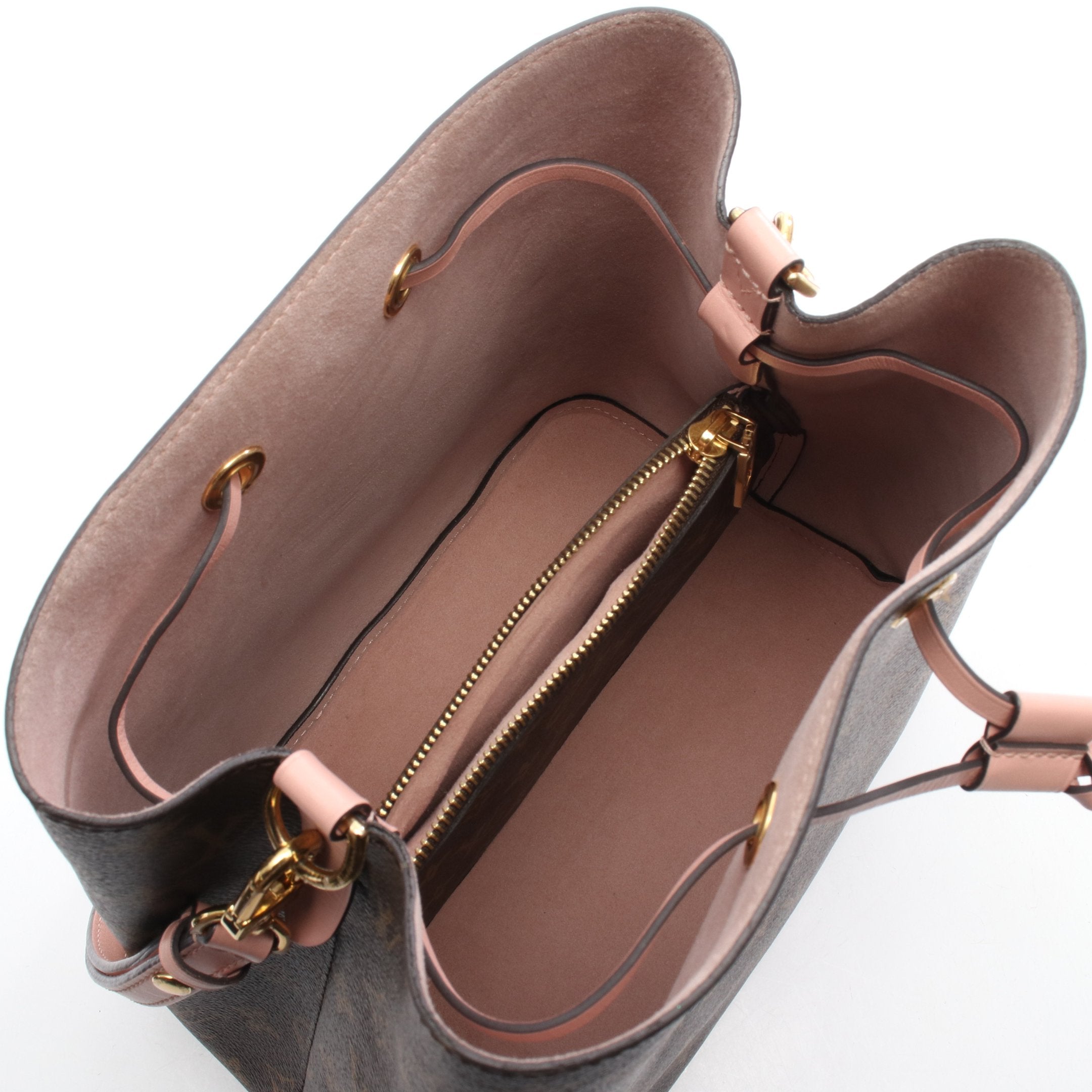 LOUIS VUITTON ルイ・ヴィトン ショルダーバッグ ネオノエ モノグラム ローズプードル ネオノエ モノグラム ローズプードル ショルダーバッグ PVC レザー