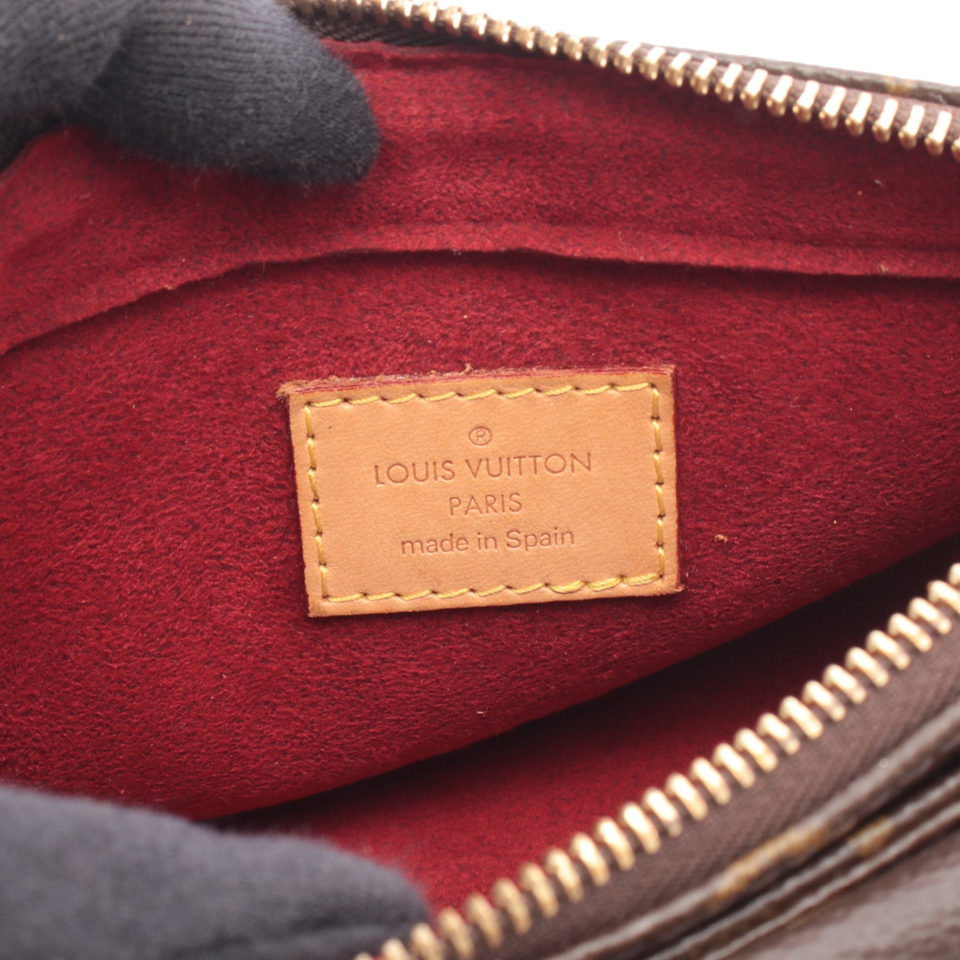 ヴィバシテPM モノグラム ショルダーバッグ PVC レザー ブラウン ルイヴィトン バッグ LOUIS VUITTON