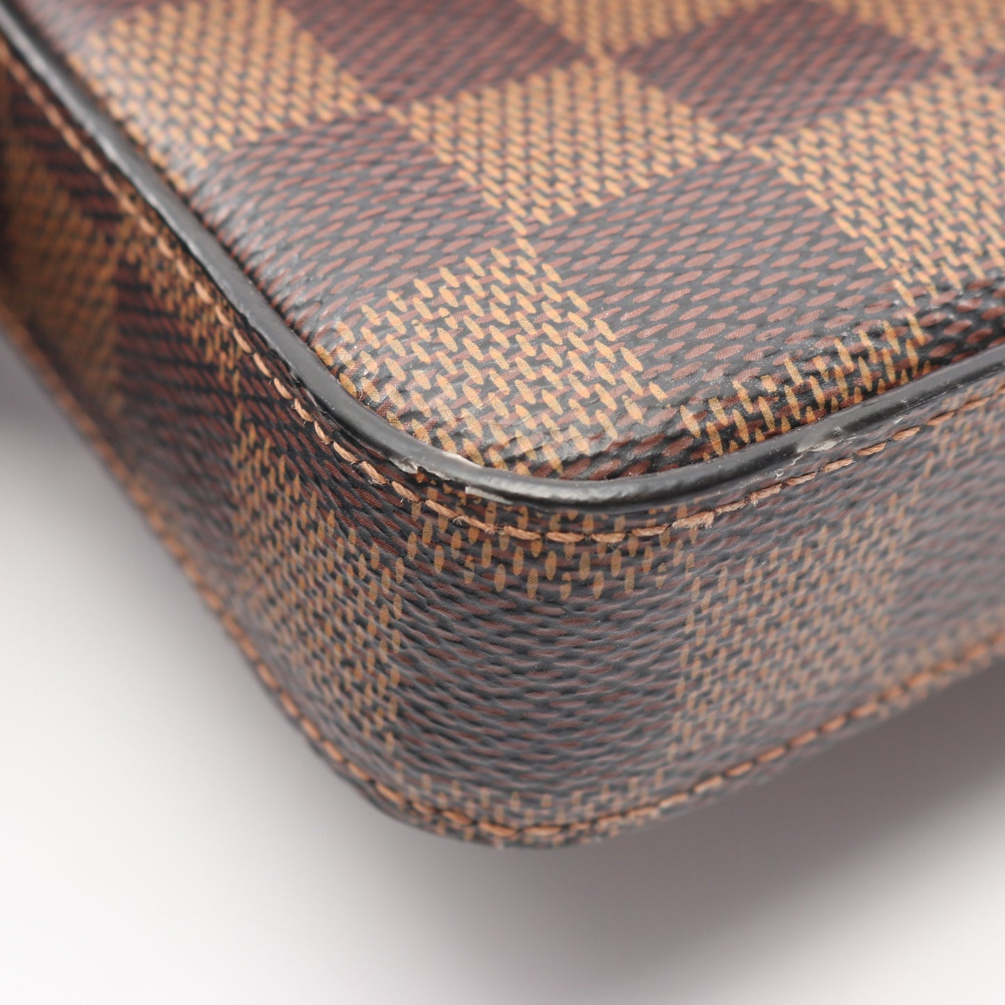 ポシェット フェリシー ダミエエベヌ チェーンウォレット PVC ブラウン ルイヴィトン バッグ LOUIS VUITTON