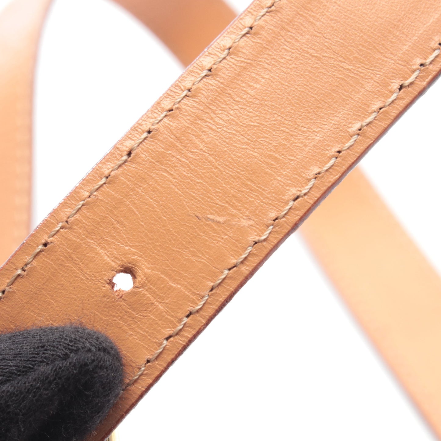 マカダム ショルダーバッグ PVC レザー ダークブラウン ブラウン セリーヌ バッグ CELINE