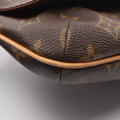 ミュゼットタンゴ ショートストラップ モノグラム ショルダーバッグ PVC レザー ブラウン ルイヴィトン バッグ LOUIS VUITTON