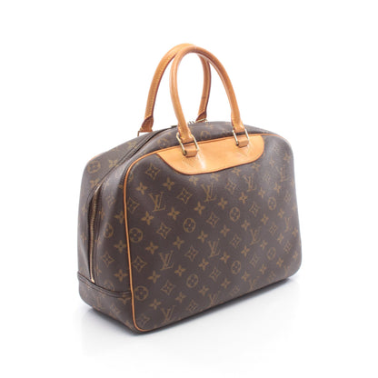 ドーヴィル ボーリングヴァニティ モノグラム ハンドバッグ PVC レザー ブラウン ルイヴィトン バッグ LOUIS VUITTON