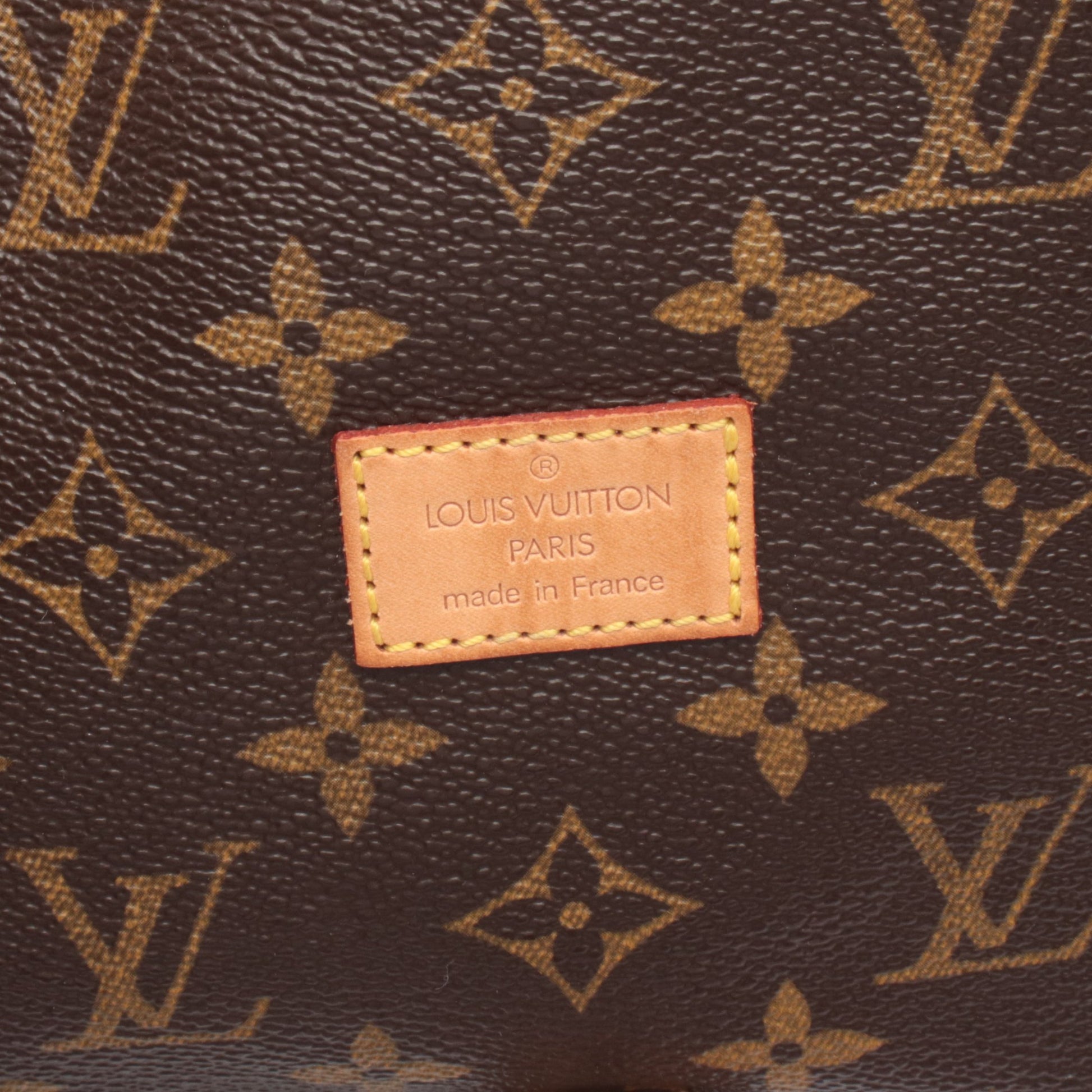 ソミュール30 モノグラム ショルダーバッグ PVC レザー ブラウン ルイヴィトン バッグ LOUIS VUITTON