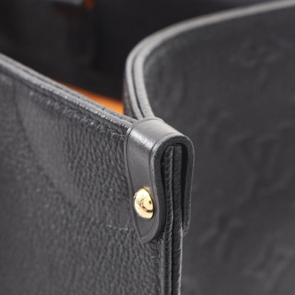 オンザゴーMM モノグラムアンプラント ノワール ショルダーバッグ トートバッグ レザー ブラック 2WAY ルイヴィトン バッグ LOUIS VUITTON