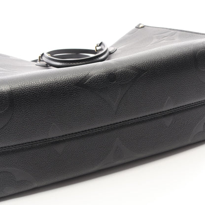 オンザゴーMM モノグラムアンプラント ノワール ショルダーバッグ トートバッグ レザー ブラック 2WAY ルイヴィトン バッグ LOUIS VUITTON