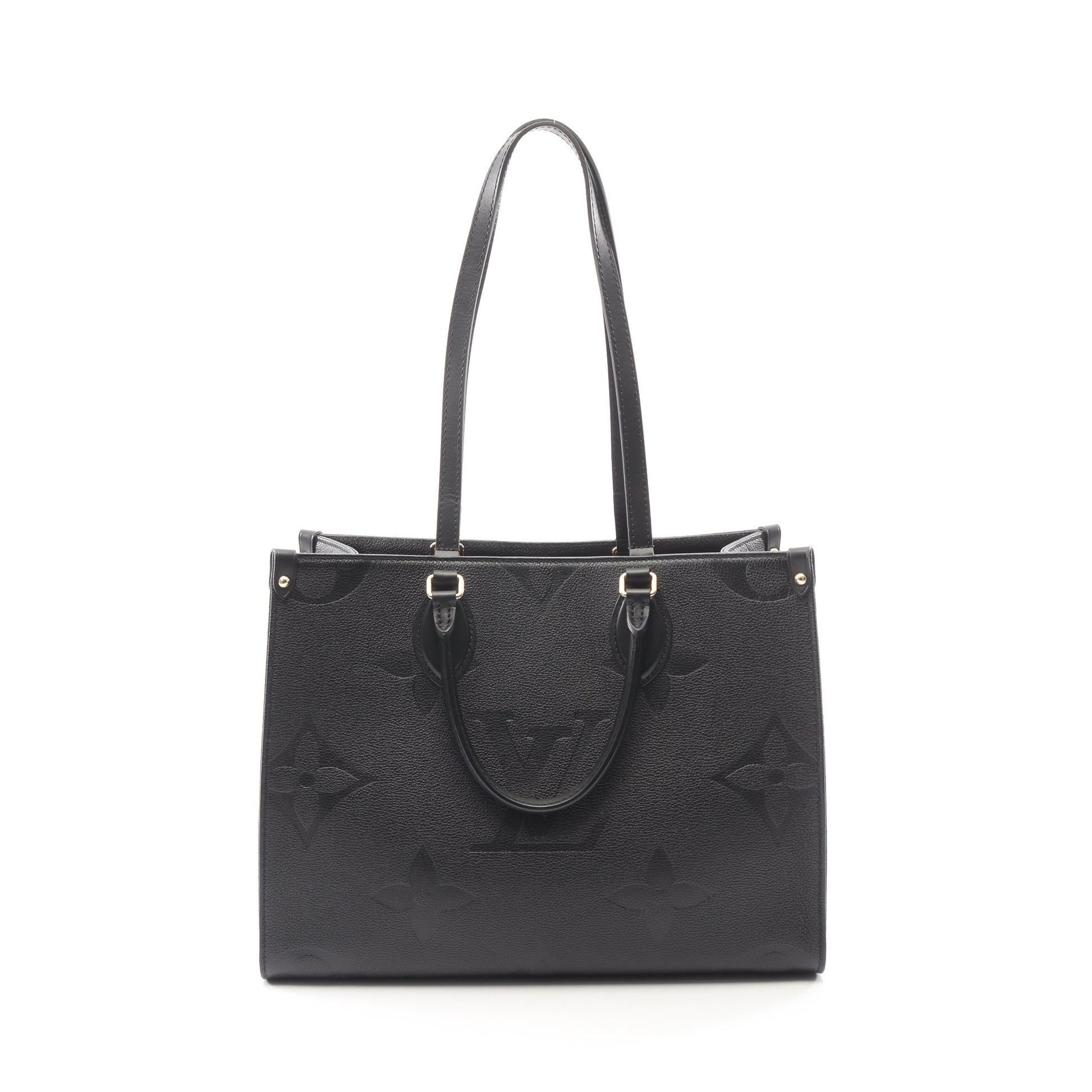 オンザゴーMM モノグラムアンプラント ノワール ショルダーバッグ トートバッグ レザー ブラック 2WAY ルイヴィトン バッグ LOUIS VUITTON