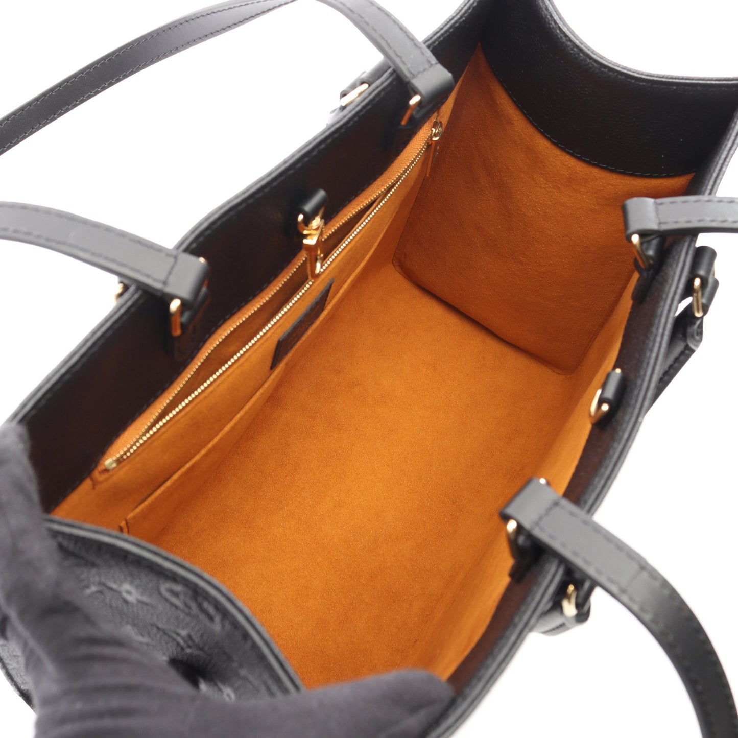 オンザゴーMM モノグラムアンプラント ノワール ショルダーバッグ トートバッグ レザー ブラック 2WAY ルイヴィトン バッグ LOUIS VUITTON