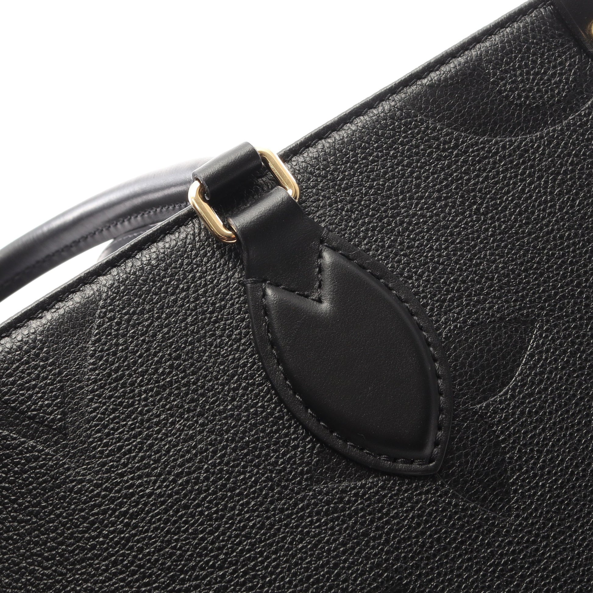 オンザゴーMM モノグラムアンプラント ノワール ショルダーバッグ トートバッグ レザー ブラック 2WAY ルイヴィトン バッグ LOUIS VUITTON