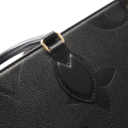 オンザゴーMM モノグラムアンプラント ノワール ショルダーバッグ トートバッグ レザー ブラック 2WAY ルイヴィトン バッグ LOUIS VUITTON