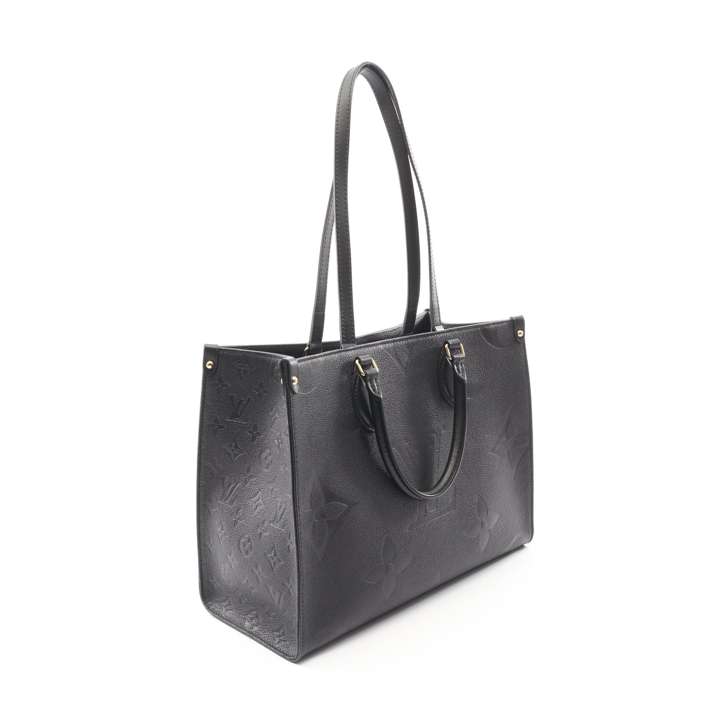 オンザゴーMM モノグラムアンプラント ノワール ショルダーバッグ トートバッグ レザー ブラック 2WAY ルイヴィトン バッグ LOUIS VUITTON