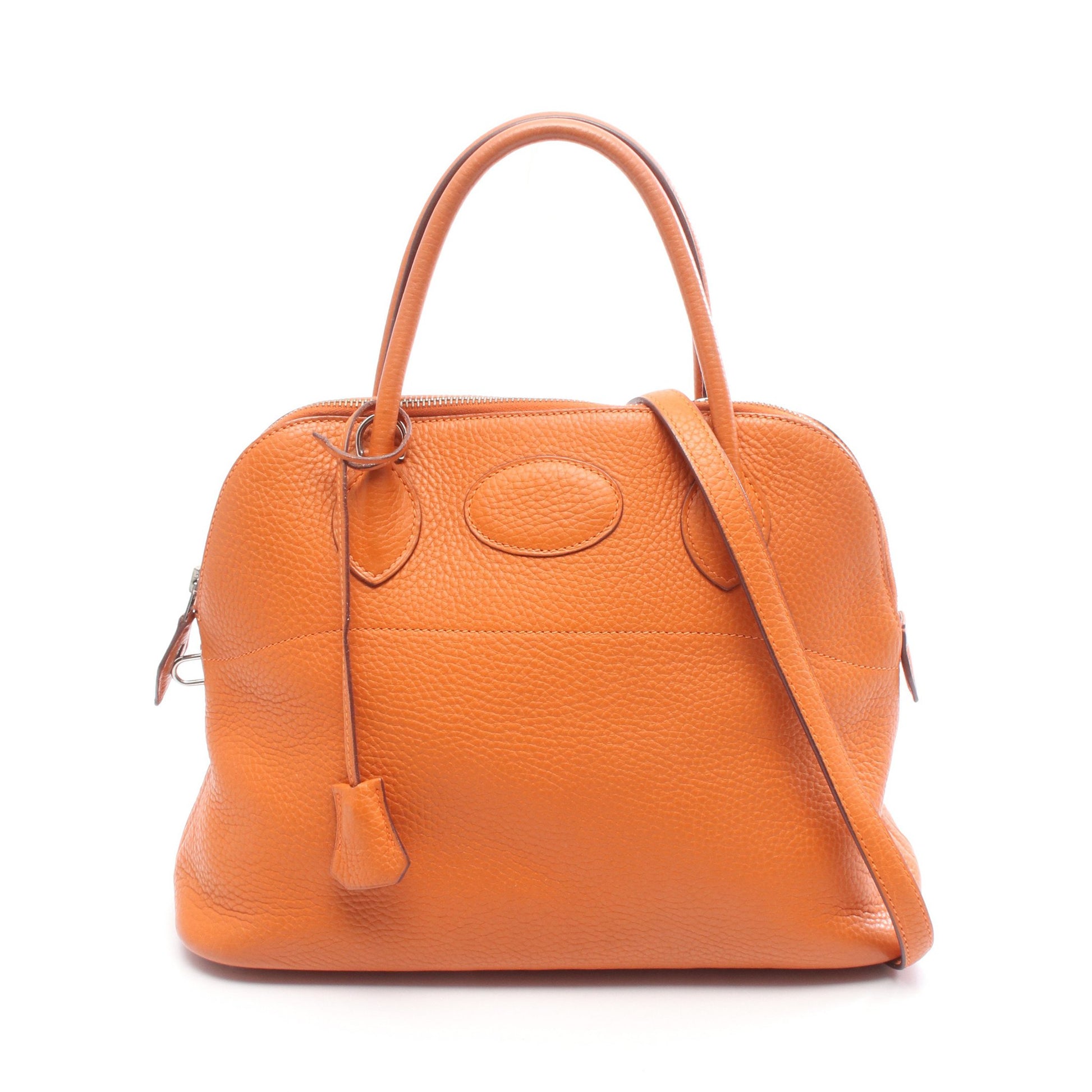 ボリード31 ポティロン ハンドバッグ トリヨンクレマンス オレンジ シルバー金具 2WAY □H刻印 エルメス バッグ HERMES