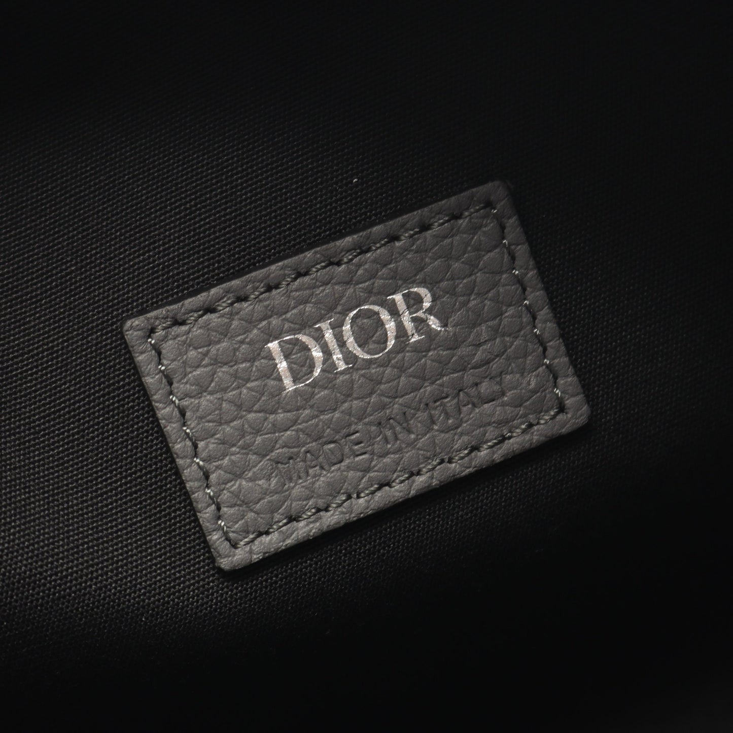 LINGOT26 ランゴ オブリーク ハンドバッグ キャンバス レザー グレー 2WAY クリスチャンディオール バッグ Christian Dior