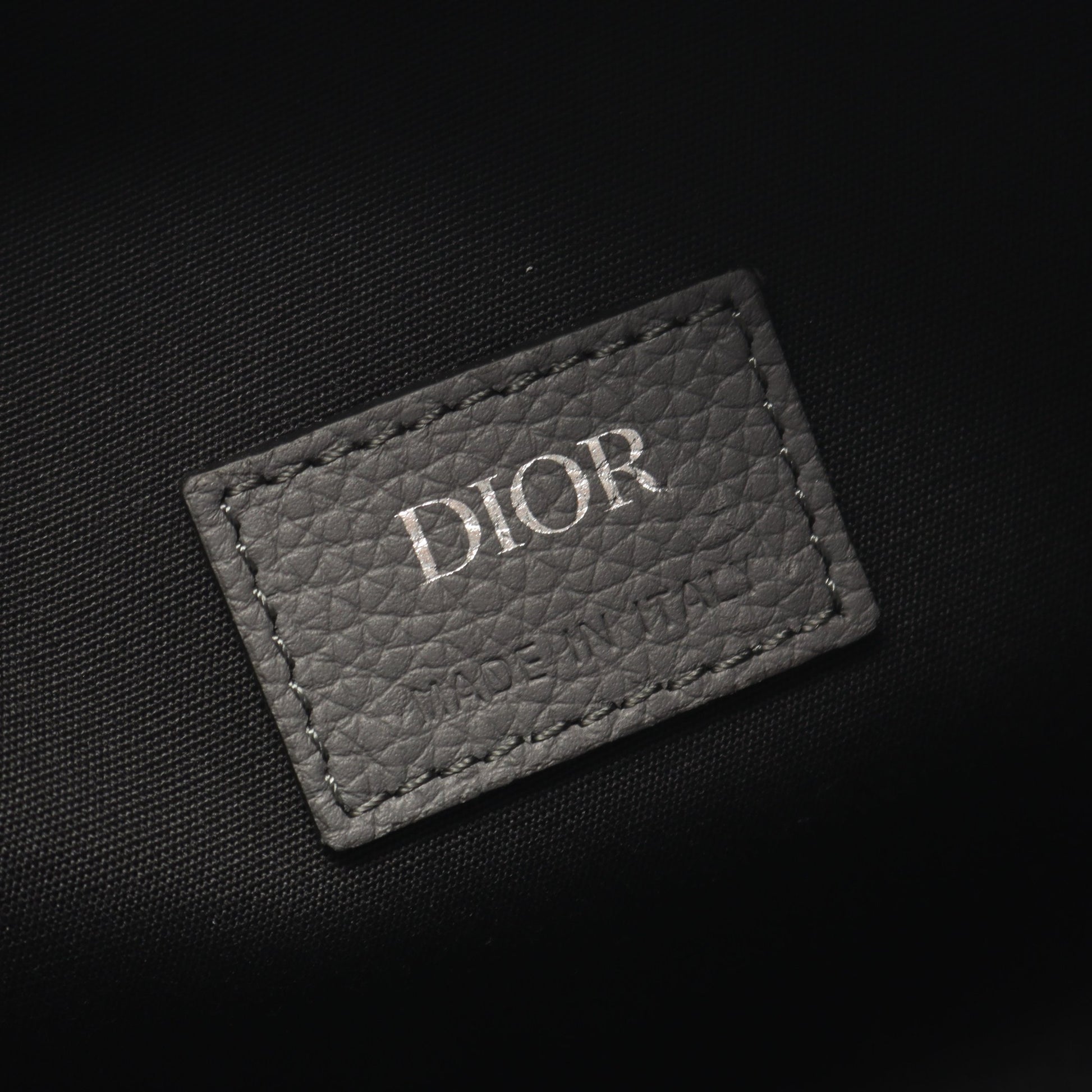 LINGOT26 ランゴ オブリーク ハンドバッグ キャンバス レザー グレー 2WAY クリスチャンディオール バッグ Christian Dior