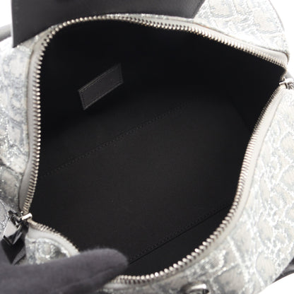 LINGOT26 ランゴ オブリーク ハンドバッグ キャンバス レザー グレー 2WAY クリスチャンディオール バッグ Christian Dior
