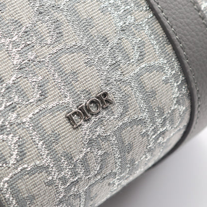 LINGOT26 ランゴ オブリーク ハンドバッグ キャンバス レザー グレー 2WAY クリスチャンディオール バッグ Christian Dior