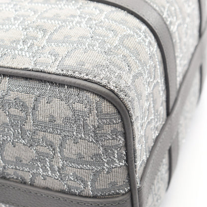 LINGOT26 ランゴ オブリーク ハンドバッグ キャンバス レザー グレー 2WAY クリスチャンディオール バッグ Christian Dior