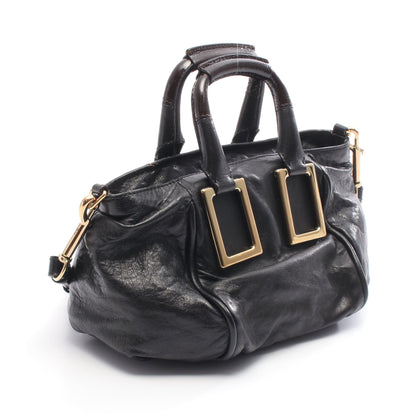 エテル ハンドバッグ レザー ブラック 2WAY クロエ バッグ Chloe