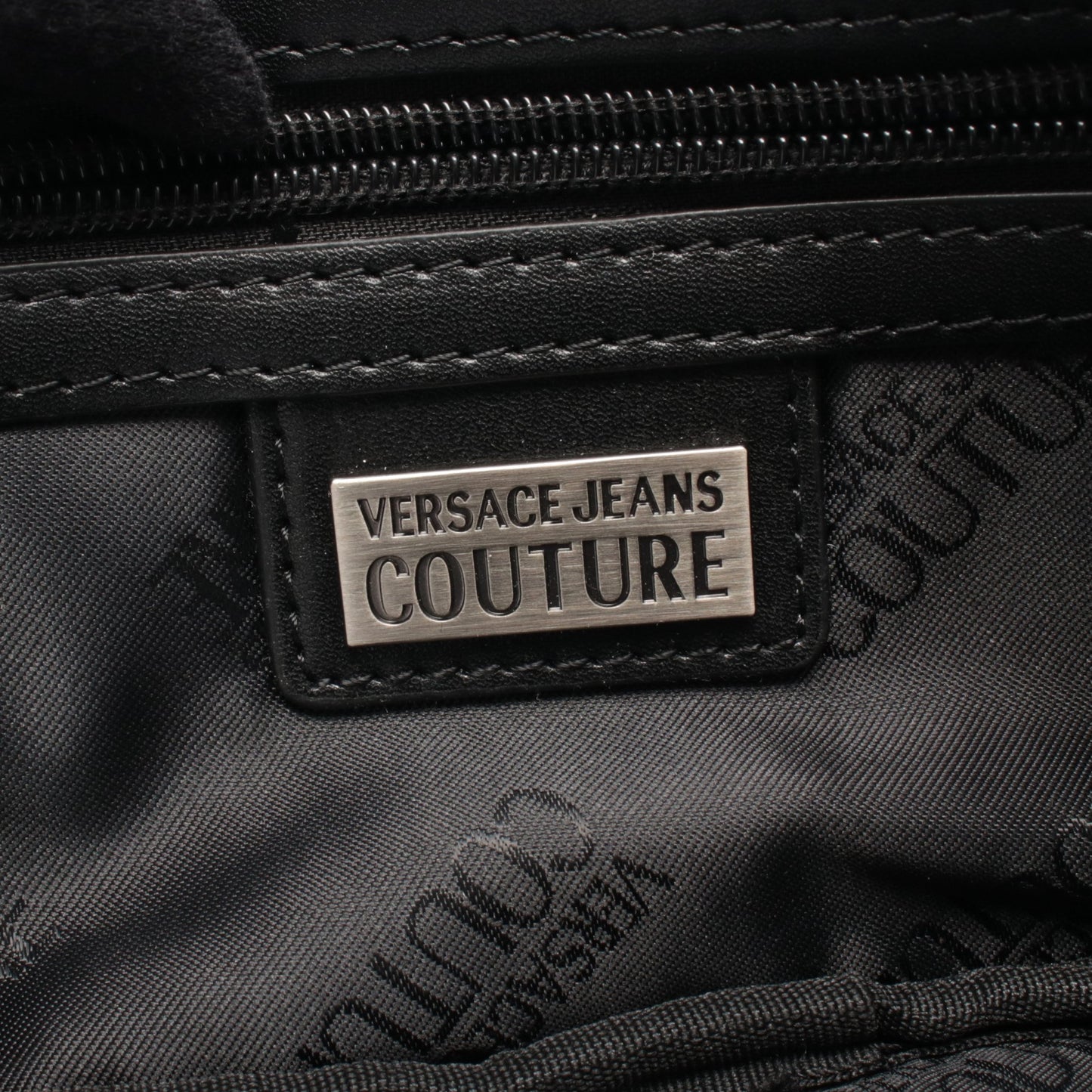 ベルトバッグ ウエストバッグ ナイロン ブラック ホワイト ヴェルサーチジーンズクチュール バッグ Versace Jeans Couture
