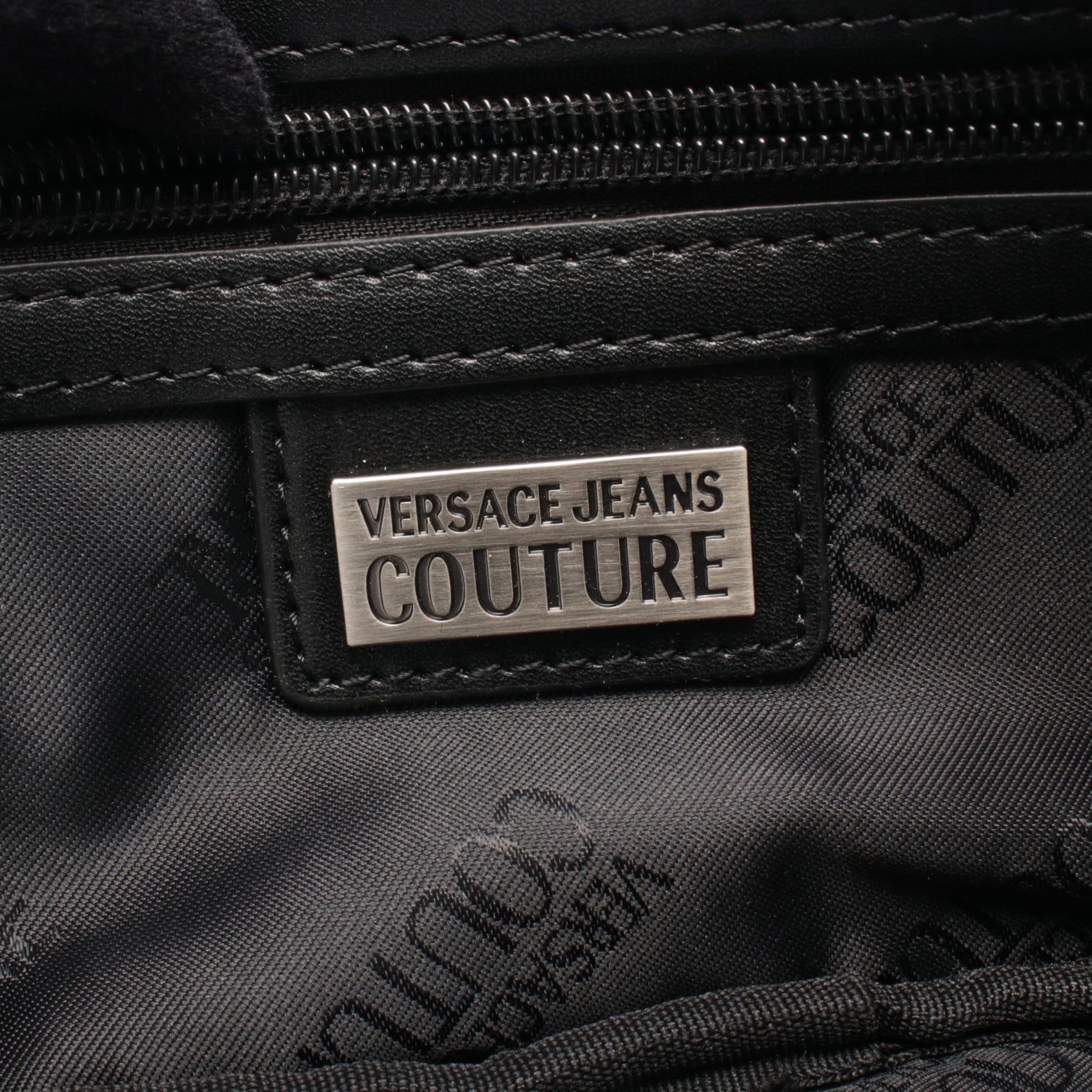 ベルトバッグ ウエストバッグ ナイロン ブラック ホワイト ヴェルサーチジーンズクチュール バッグ Versace Jeans Couture