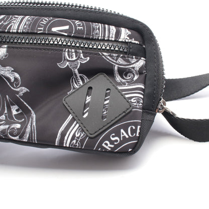 ベルトバッグ ウエストバッグ ナイロン ブラック ホワイト ヴェルサーチジーンズクチュール バッグ Versace Jeans Couture