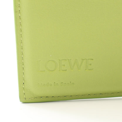 アナグラム トライフォールド ウォレット 三つ折り財布 レザー イエローグリーン ロエベ 財布・小物 LOEWE
