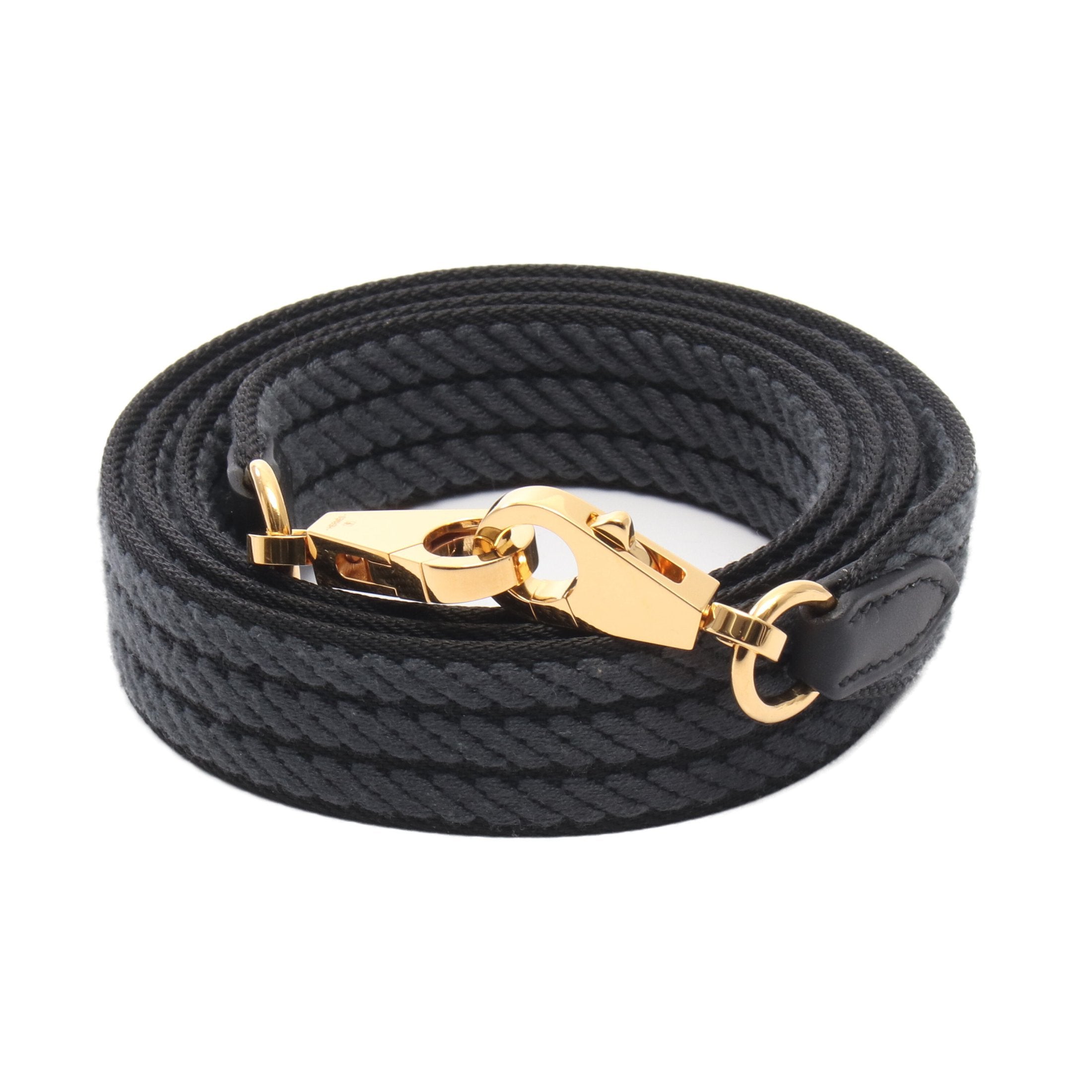 超美品 エルメス HERMES バンドリエール サングル コルダージュ 25mm ショルダーストラップ 調節不可 ベージュマルファ グリぺール ゴールド ゴールド金具 キャンバス スイフト K刻 HERMES - 超美品 エルメス HERMES バンドリエール サングル コル