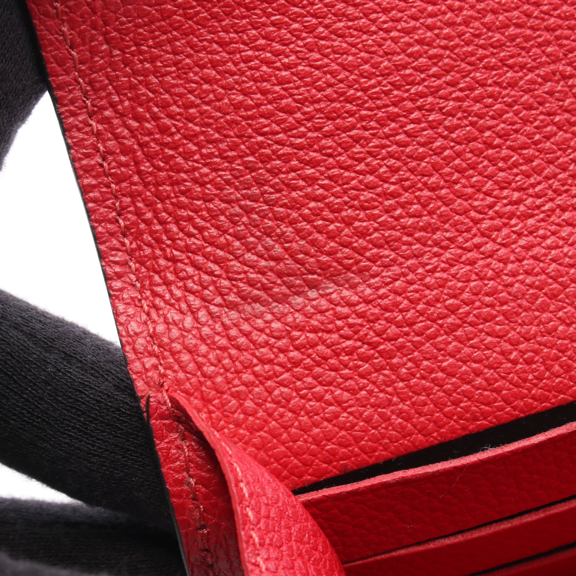 ポルトフォイユメティス アンプラント スカーレット 二つ折り長財布 レザー レッド ルイヴィトン 財布・小物 LOUIS VUITTON