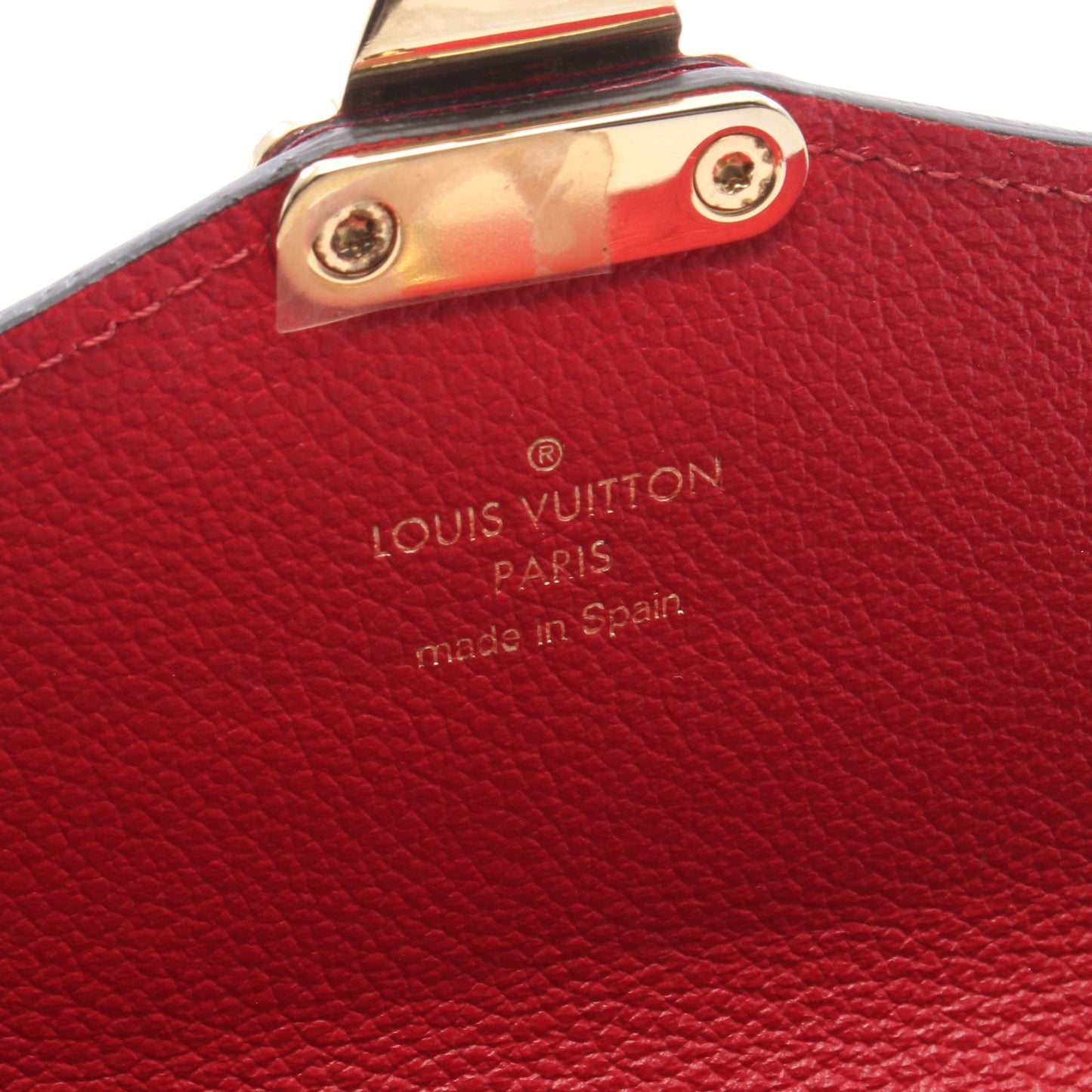 ポルトフォイユメティス アンプラント スカーレット 二つ折り長財布 レザー レッド ルイヴィトン 財布・小物 LOUIS VUITTON