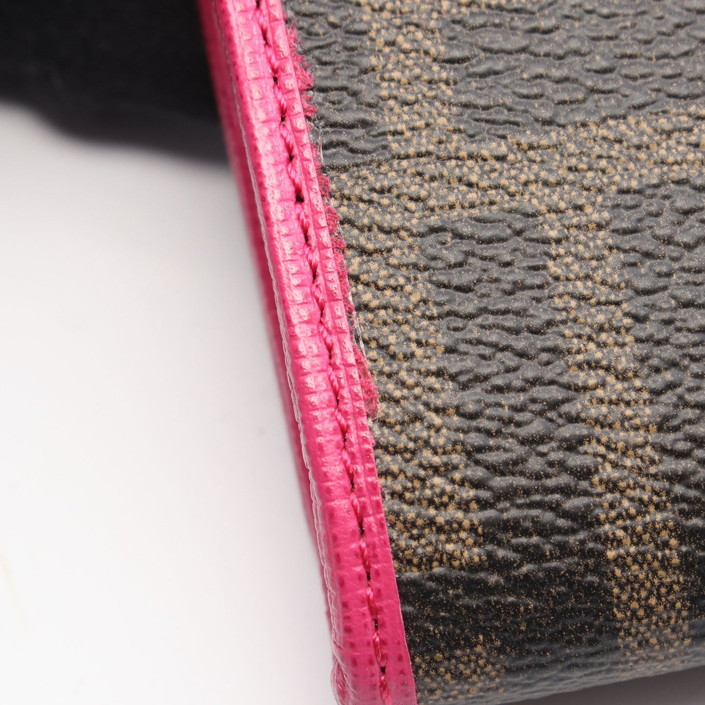 ズッカ 二つ折り長財布 PVC レザー ブラウン ブラック ピンク フェンディ 財布・小物 FENDI