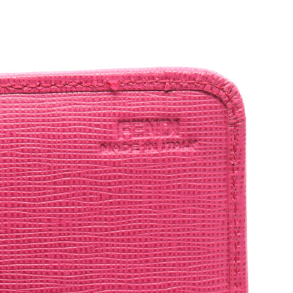 ズッカ 二つ折り長財布 PVC レザー ブラウン ブラック ピンク フェンディ 財布・小物 FENDI