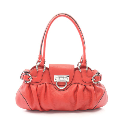 マリッサ ガンチーニ ハンドバッグ レザー レッド サルヴァトーレフェラガモ バッグ Salvatore Ferragamo