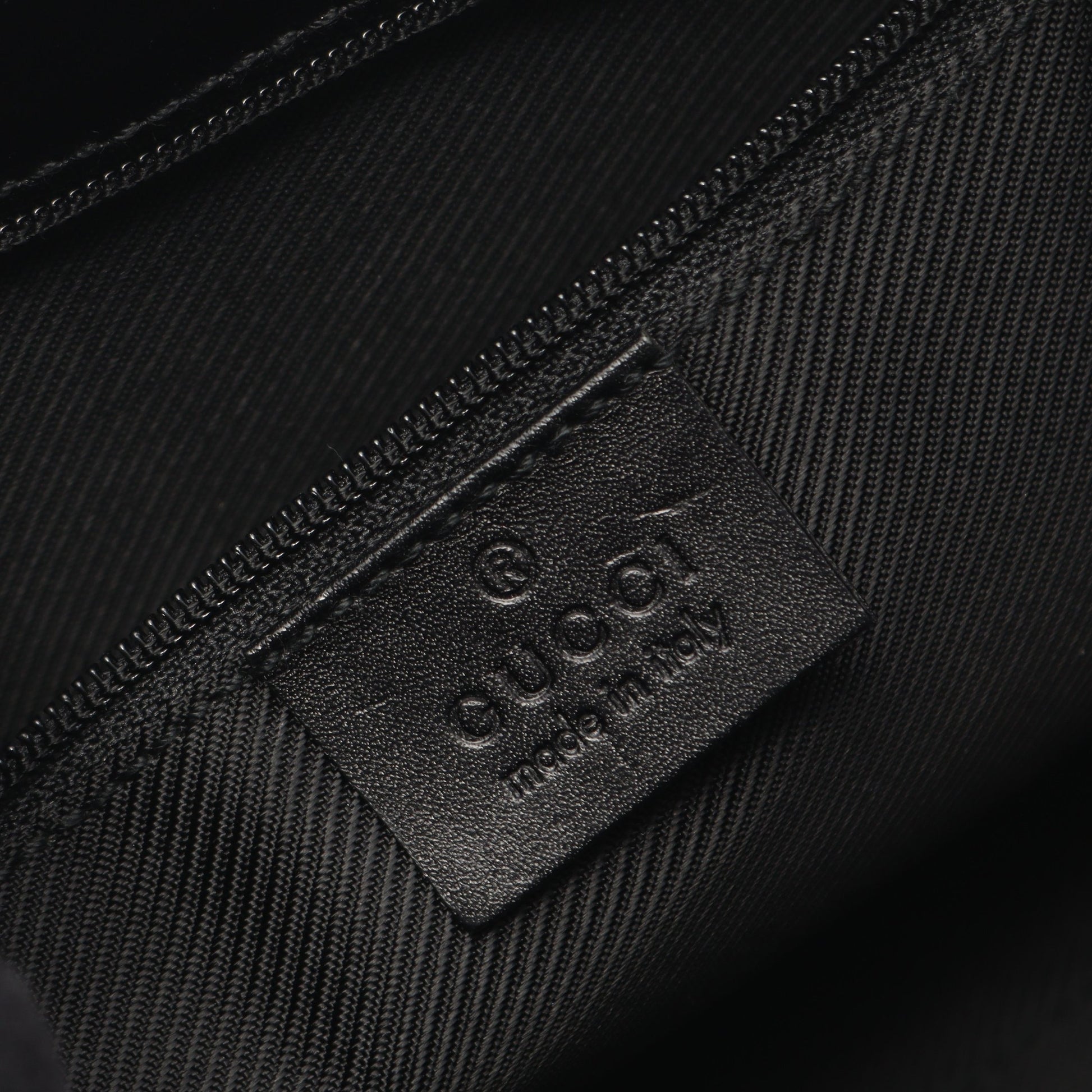 ジャッキー GGキャンバス ショルダーバッグ キャンバス レザー ブラック グッチ バッグ GUCCI