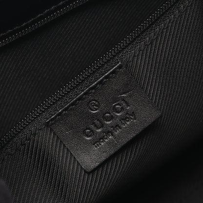 ジャッキー GGキャンバス ショルダーバッグ キャンバス レザー ブラック グッチ バッグ GUCCI