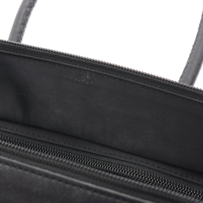 サークルロゴ ハンドバッグ ナイロン レザー ブラック セリーヌ バッグ CELINE