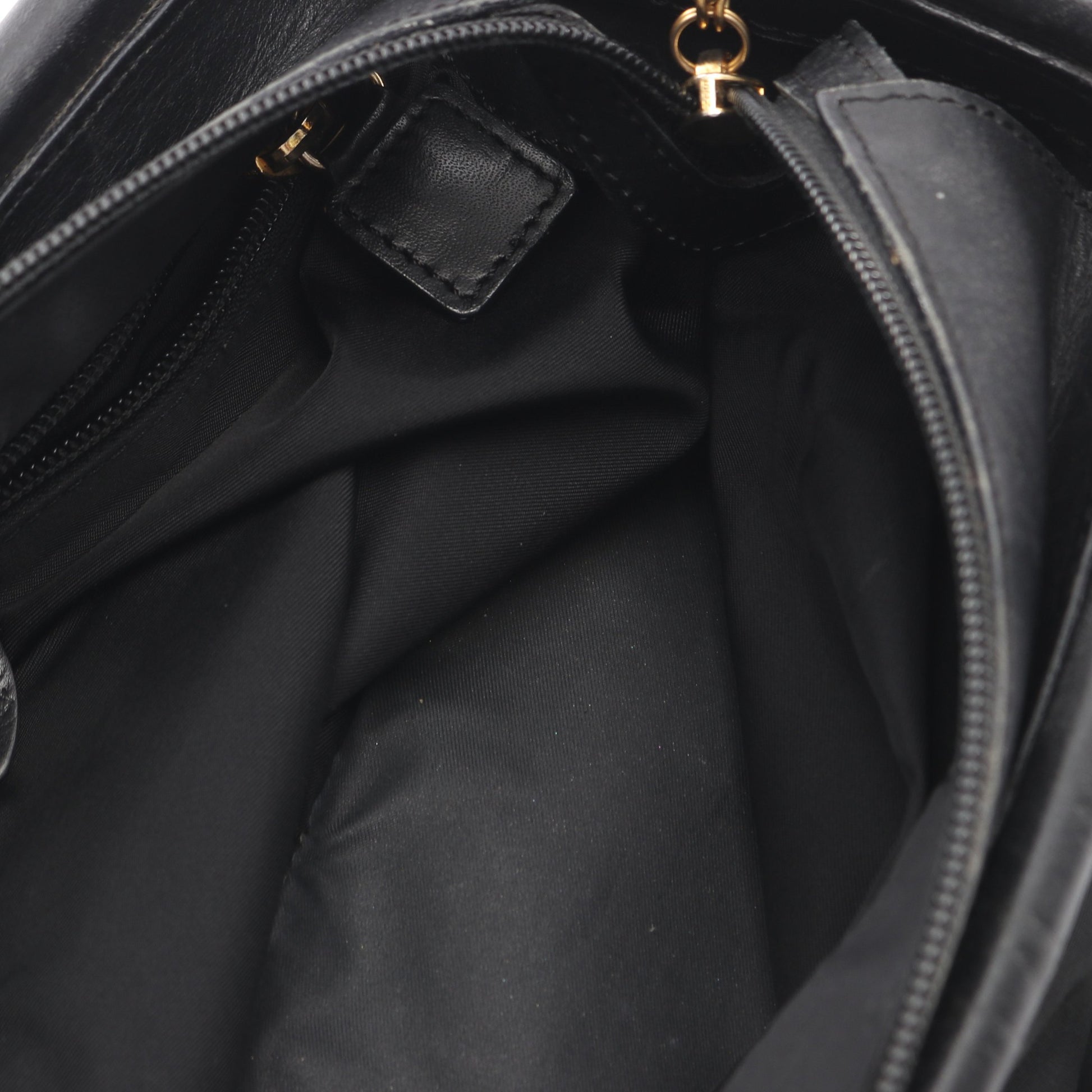 サークルロゴ ハンドバッグ ナイロン レザー ブラック セリーヌ バッグ CELINE