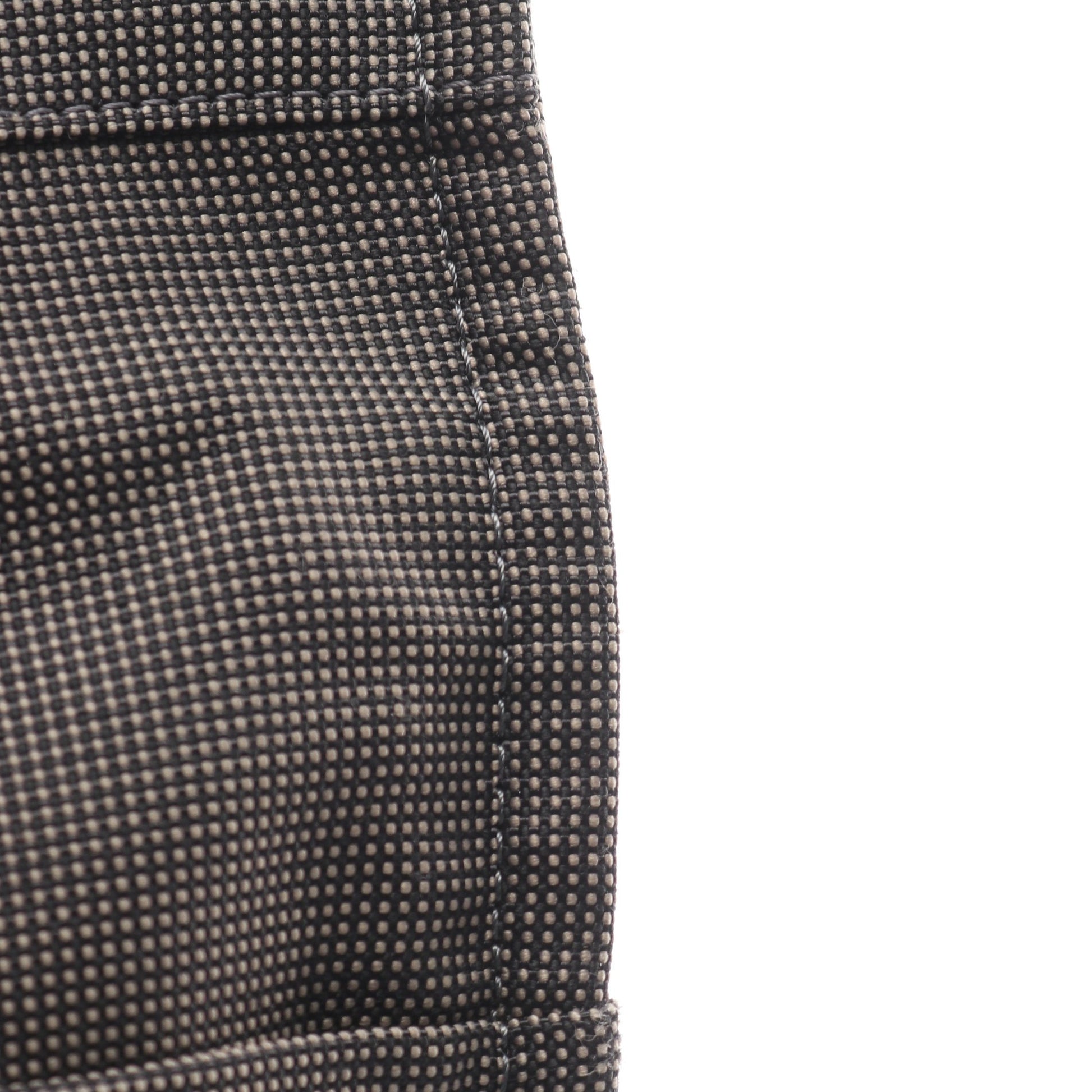 エールラインMM ハンドバッグ トートバッグ ナイロンキャンバス ダークグレー シルバー金具 エルメス バッグ HERMES