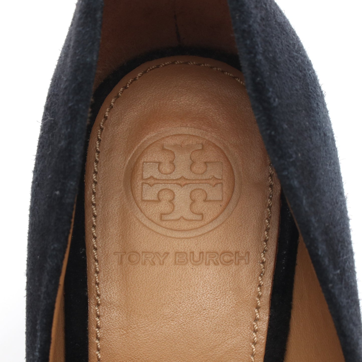 LUNA パンプス スエード ネイビー トリーバーチ シューズ TORY BURCH