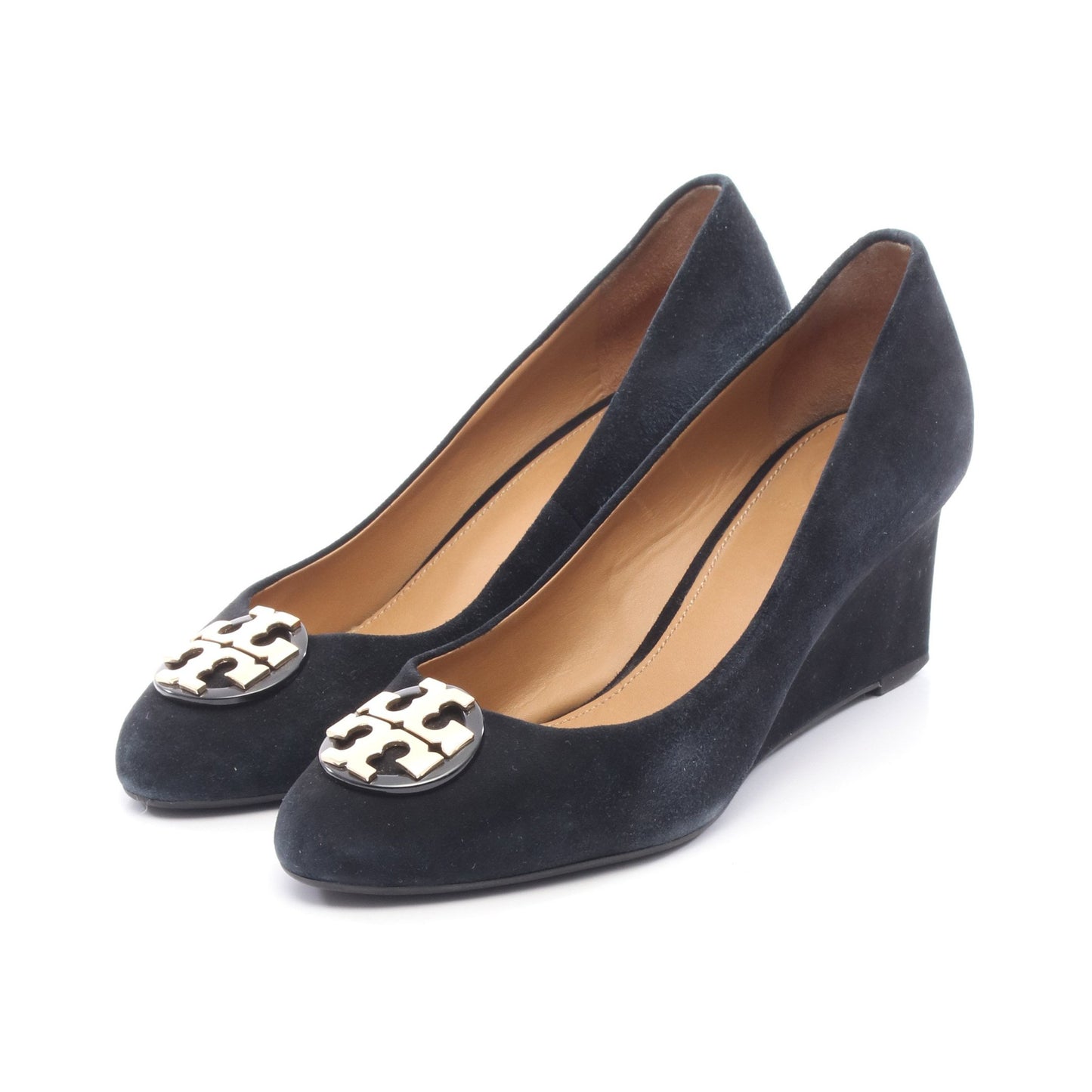 LUNA パンプス スエード ネイビー トリーバーチ シューズ TORY BURCH