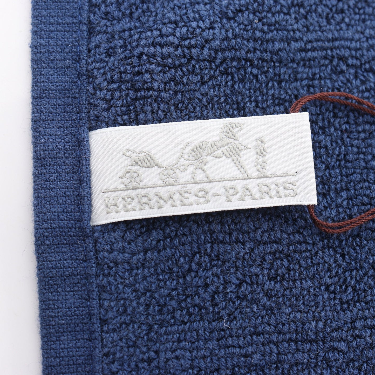 カレタオル ステアーズ タオル コットン ネイビー エルメス 財布・小物 HERMES