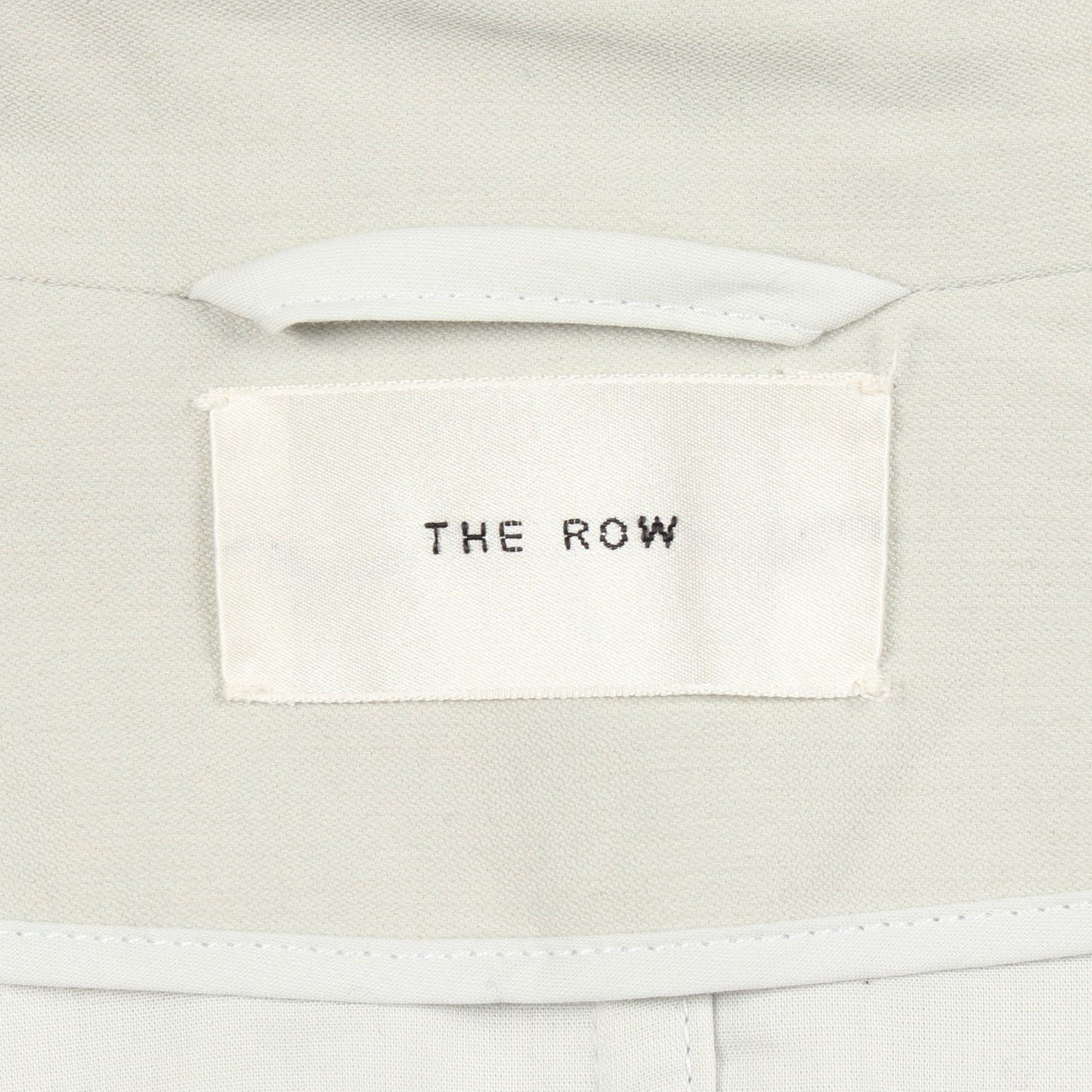 PULMA プルマ ステンカラーコート コットン カシミヤ ライトグレー ザロウ アウター THE ROW