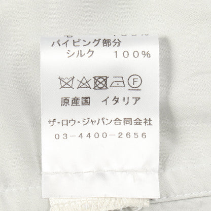 PULMA プルマ ステンカラーコート コットン カシミヤ ライトグレー ザロウ アウター THE ROW
