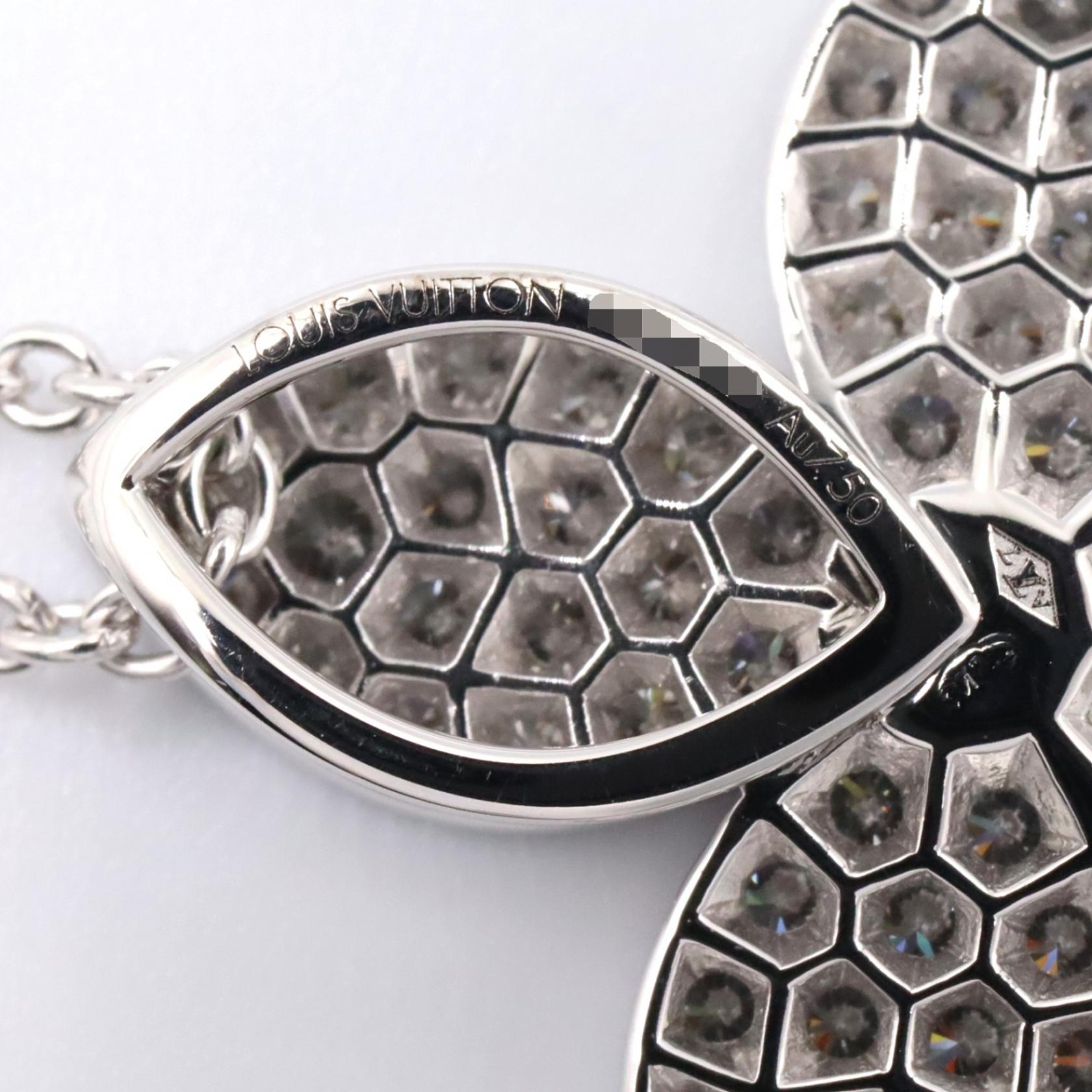 スターブロッサム ダイヤ ネックレス ネックレス K18WG ダイヤモンド ホワイトゴールド クリア ルイヴィトン アクセサリー LOUIS VUITTON