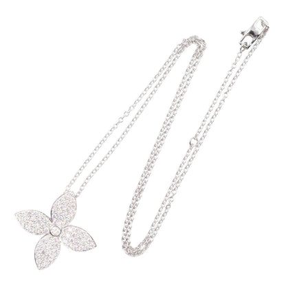 スターブロッサム ダイヤ ネックレス ネックレス K18WG ダイヤモンド ホワイトゴールド クリア ルイヴィトン アクセサリー LOUIS VUITTON