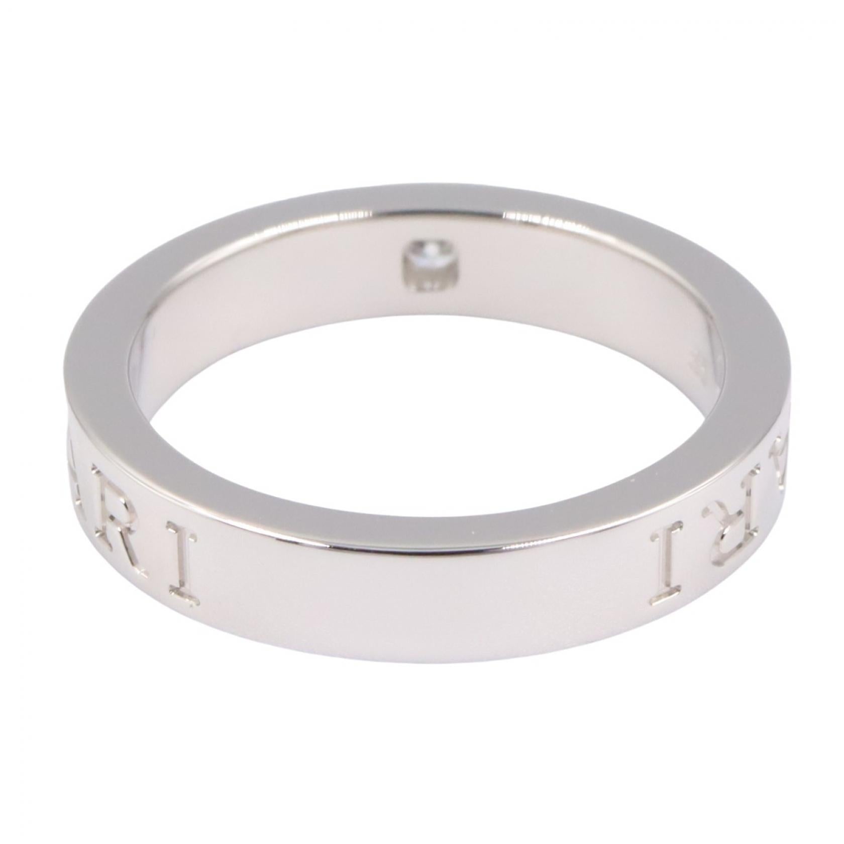 B-zero1 ビーゼロワン リング 1PD リング 指輪 K18WG ダイヤモンド ホワイトゴールド クリア ブルガリ アクセサリー BVLGARI