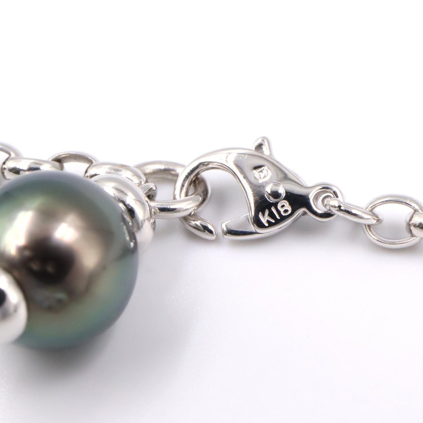ブラックパール ネックレス ネックレス K18WG ブラックパール ホワイトゴールド ブラック ミキモト アクセサリー MIKIMOTO