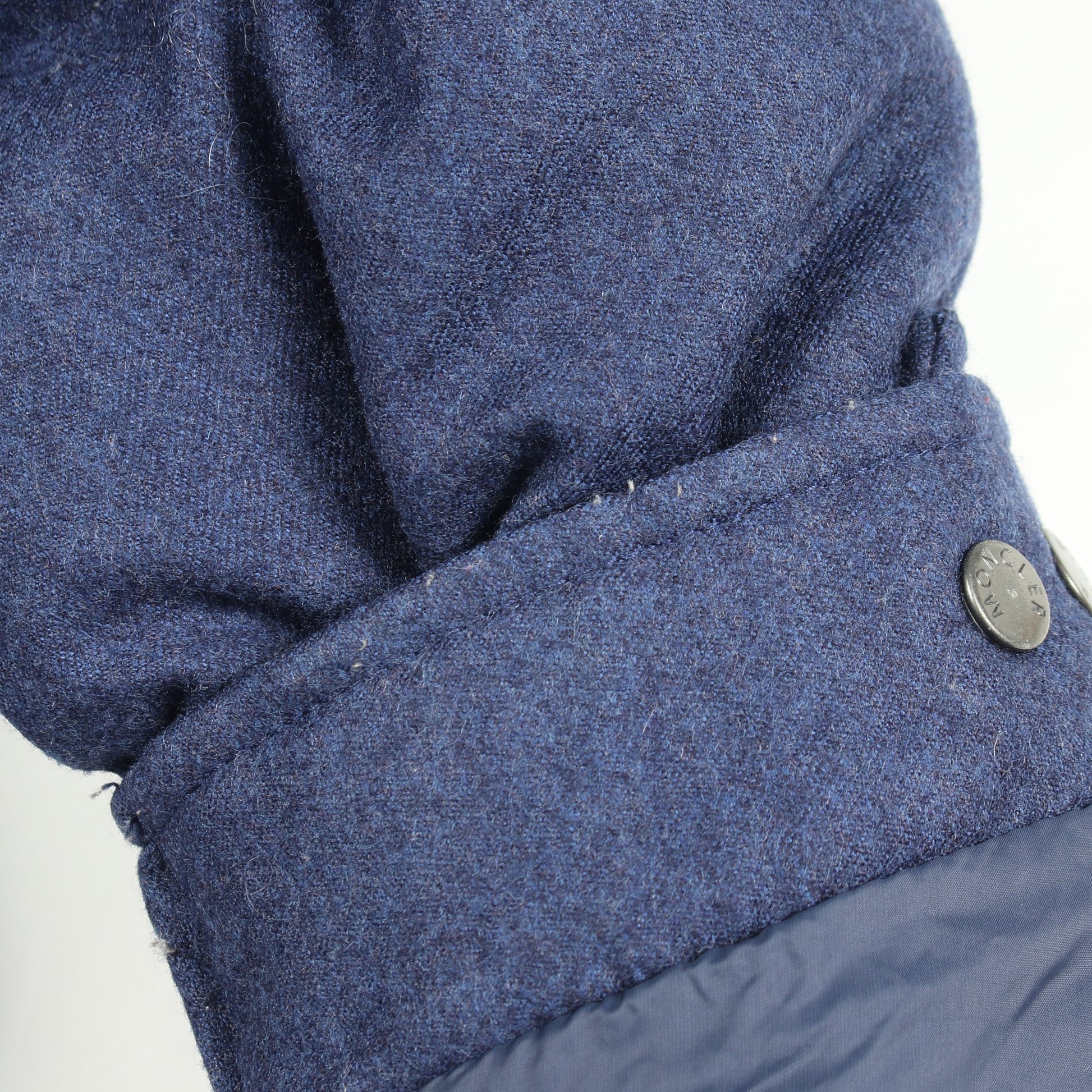 MONTGENEVRE モンジュネーヴル ダウンジャケット ウール ブルー モンクレール アウター MONCLER